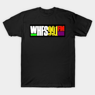 WHFS 99.1 Alternative Rock Radio Throwback Design T-Shirt